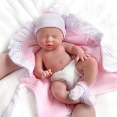 Imagem de Boneca Reborn Baby Doll BABESIDE Lifelike Silicone, corpo inteiro, 30 
