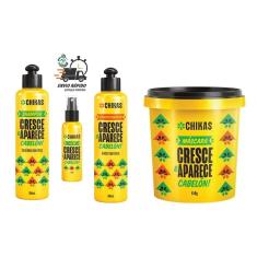 Imagem de Kit Cresce & Aparece Shampoo Cond Máscara e Loção Chikas