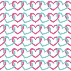 Imagem de Papel de Parede Cadeado de Coração Color