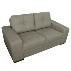 Imagem de Sofá 2 Lugares Sala de Estar Milano Couro Nude Gran Belo