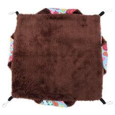 Imagem de Rede Macia e Quente para Hamster, Cama Suspensa, Cobertor para Animais Pequenos, Gaiola, Cama para Animais Pequenos (34 * 34)