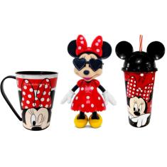 Imagem de Boneca da Minnie com Acessórios Elka + Copo de Orelhas e Caneca