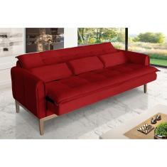 Imagem de Sofá Cama Rivieira 1.70m - Vermelho