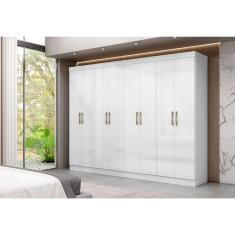 Imagem de Guarda-Roupa Roupeiro Maxel Paris 8 Portas 4 Gavetas 100 Mdf