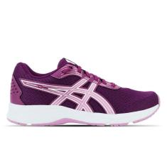 Imagem de Tênis ASICS Raiden 4 - Feminino - Rosa com Branco-Feminino