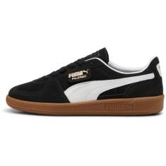 Imagem de Puma Tênis masculino Palermo com cadarço casual - preto, Preto, 39