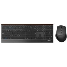 Imagem de Teclado Sem Fio Rapoo 9500M - Black (Ingles)