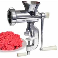 Imagem de Moedor De Carne Alimentos Multiuso Manual Máquina Alumínio