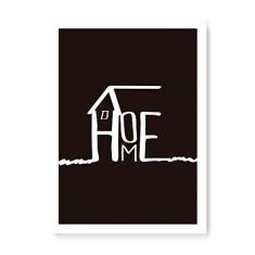 Imagem de Arte Maníacos Quadro Decorativo Home Fundo  - 23x16,25cm (Moldura em laca )