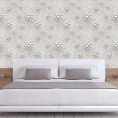 Imagem de Papel Parede Geométricos Círculos Cogumelos 3D Flor Adesivo