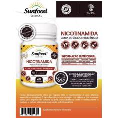 Imagem de Nicotinamida 500Mg 60 Capsulas Sunfood Clinical - Sunfood Clinical U.S