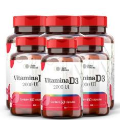 Imagem de Vitamina D3 2000 Ui C/ 60 Cápsulas Kit 6 Potes - Lider Vendas