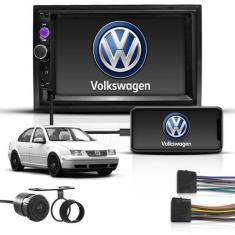 Imagem de Kit Central Multimidia 2 Din Mp5 Bt Espelha Volkswagen Bora - First Op