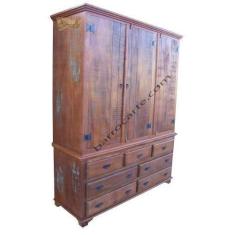 Imagem de Guarda-Roupa Cronos Em Madeira De Demolição - Cód 1102 - Barrocarte