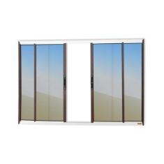 Imagem de Janela Confort 4 Folhas Vidro Reflex 100cm x 100cm Brimak