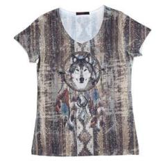 Imagem de Camiseta Tassa Gold Feminina Estampada 22669