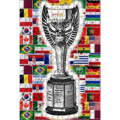 Imagem de Quebra-cabeça Taça Jules Rimet 300 peças 40x29cm