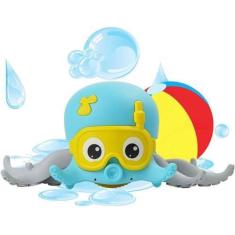 Imagem de Brinquedo Polvo Para Crianças Banho Piscina Rastejante - Shopping Atac