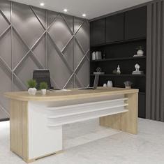 Imagem de Mesa Para Escritório em Tamburato 4 Gavetas Executiva