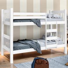 Imagem de Beliche Caribe 100% Mdf Branco - Gabrielli