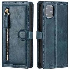 Imagem de Carteira de couro de luxo com zíper para iPhone 13 Pro MAX 11 12 Mini X XS XR 6 6S 7 8 Plus SE 2 2020 Suporte de cartão Suporte para iPhone 12Pro Max