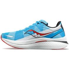 Imagem de Saucony Endorphin Speed 3 feminino, Azul/branco/vermelho, 34