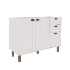 Imagem de Armário de Cozinha Modulada Balcão de Pia 1,20m 2 Portas 3 Gavetas 153