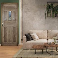 Imagem de Folha de Porta de Madeira 210x82cm Postigo Eco Uniportas  Natural