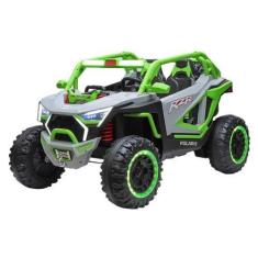 Imagem de Carrinho carro elétrico infantil grande jipe off road 4x4 utv com cont