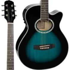 Imagem de Violão Elétrico Aço Giannini GSF1D CEQ Dark Blue Burst