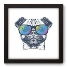 Imagem de Quadro Decorativo - Pug - 22cm x 22cm - 010qnsap