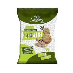 Imagem de Kit 5x Biscoito de Proteína Sabor Gergelim Wheyviv 45g