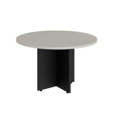 Imagem de Mesa Reunião Redonda Web25 1,20 Pé Painel - Carv Berlim / Pt