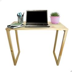 Imagem de Escrivaninha Mesa Para Computador Notebook Estudo Escritorio Quarto - 