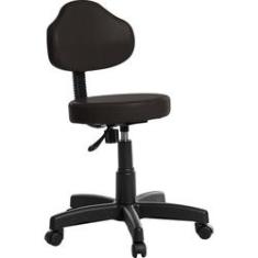 Imagem de Cadeira Mocho Estética Clinica Plus RCE Cor Marrom Café