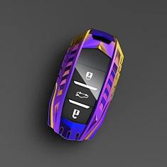 Imagem de Porta-chaves do carro Capa de liga de zinco inteligente, adequado para changan cs35 plus cs35 cs15 cs75 cs95 cx20 cs1 2018, porta-chaves do carro ABS Smart Car chaveiro