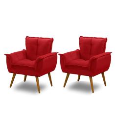 Imagem de Kit 02 Poltronas Opala Luxo  - Adonai Estofados