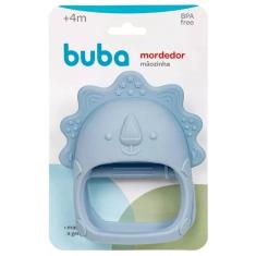 Imagem de Mordedor E Massageador Mãozinha Azul Em Silicone Buba