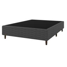 Imagem de Base Cama Box para Colchão Casal 138x188cm Flávia Cinza Umaflex