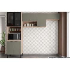 Imagem de Cozinha Modulada Completa Firenze 3 Peças (2 Aéreos+1Paneleiro) CP07 A