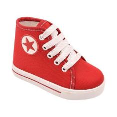 Imagem de Tenis Cano Alto Infantil Meninos Detalhe Estrela Estiloso - HB Moda Ki