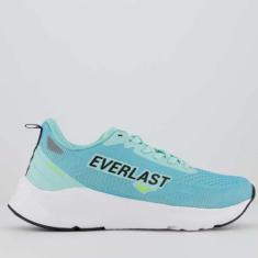 Imagem de Tênis Everlast Cave Run 2 Feminino Azul e Verde