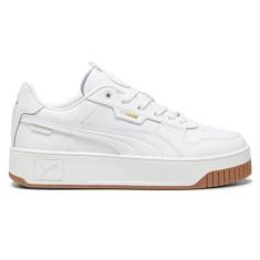 Imagem de PUMA Tênis feminino Carina Street Lux com cadarço casual - branco, Branco, 38