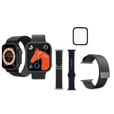 Imagem de Relogio Inteligente Serie 8 Smartwatch Hw8 Ultra 45mm Android Ios Assi
