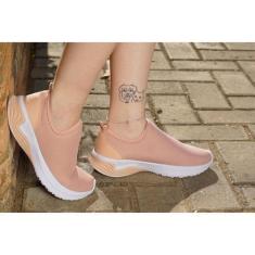 Imagem de Tênis Meia NewSatyly Acess On Academia Slip-On sem Cadarço - Califórni