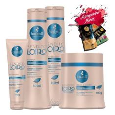 Imagem de Kit Haskell Bendito Loiro Sh Cond Masc 500 Proteina 150g