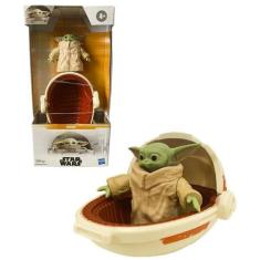 Imagem de Boneco Articulado Grogu Com Berço Nave Olympus - Baby Yoda - Star Wars