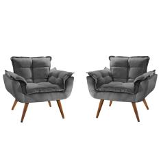 Imagem de Kit 02 Poltronas Decorativas Opala  - King Decor