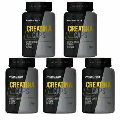 Imagem de KIT 5 CREATINA MONOHIDRATADA PURA - 180 CáPSULAS - PROBIóTICA 