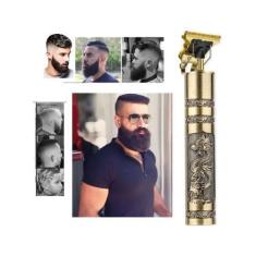 Imagem de Barbeador Profissional Homens T9 Vintage, Gold - SLU BARBER